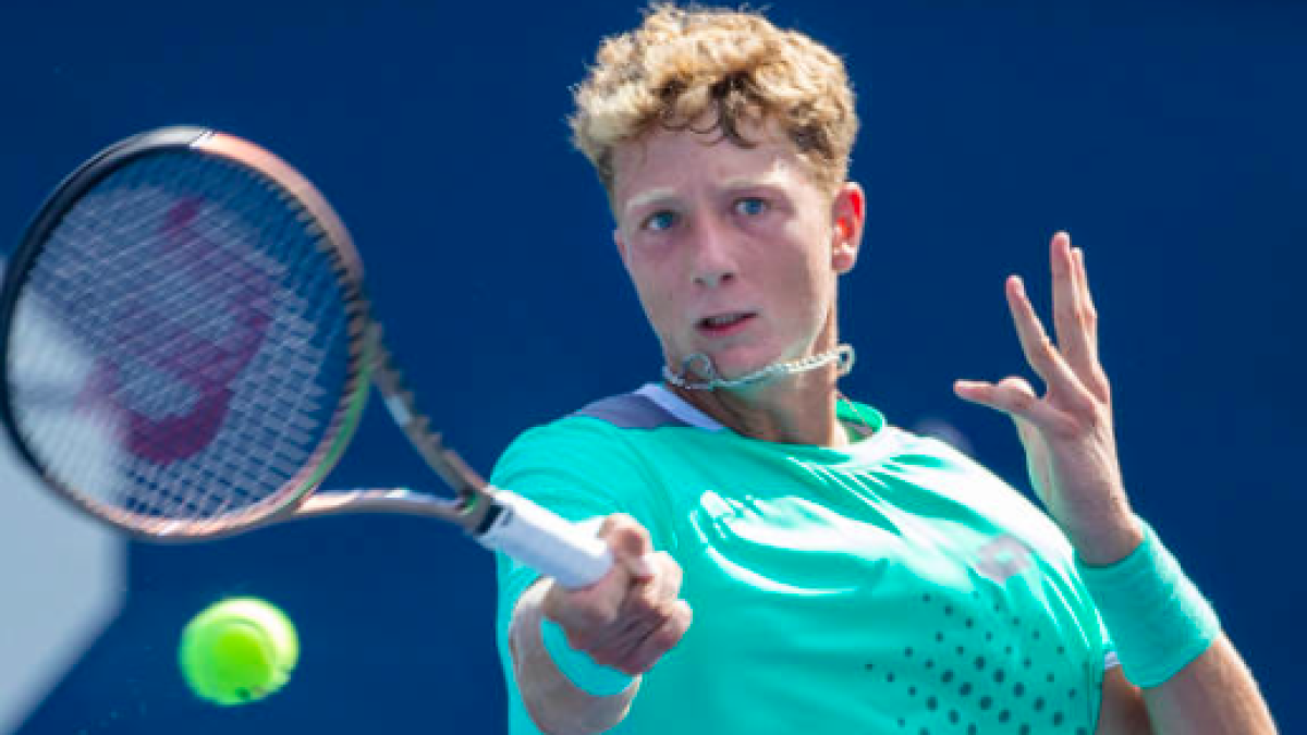 Martín Landaluce advances in the Qualifying of Cincinnati. Source: Getty