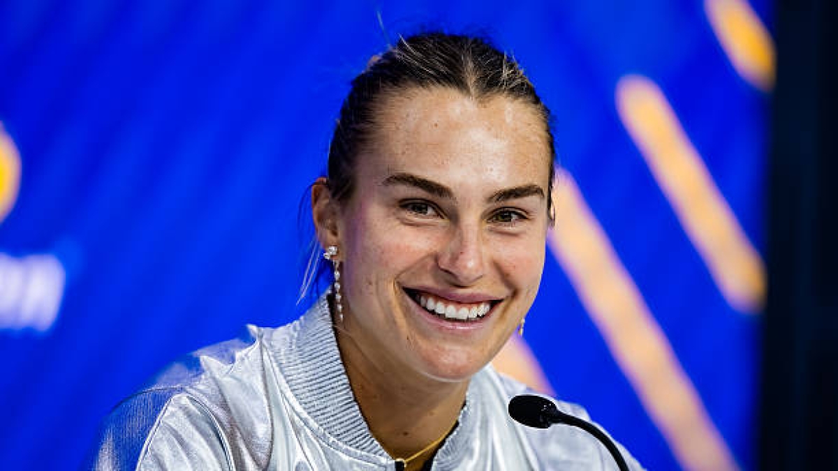 Sabalenka: "I am learning many lessons and all of them make me stronger." Photo: Getty Images
