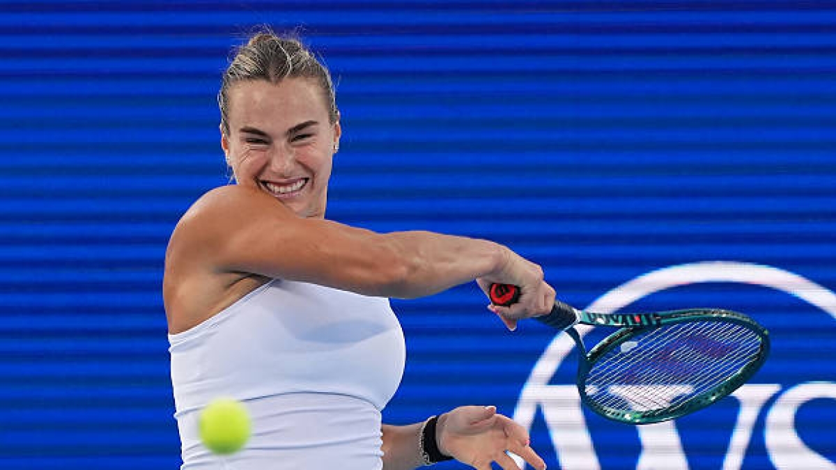 Sabalenka ends Bouzas' late display of her tennis. Photo: Gettyimages.