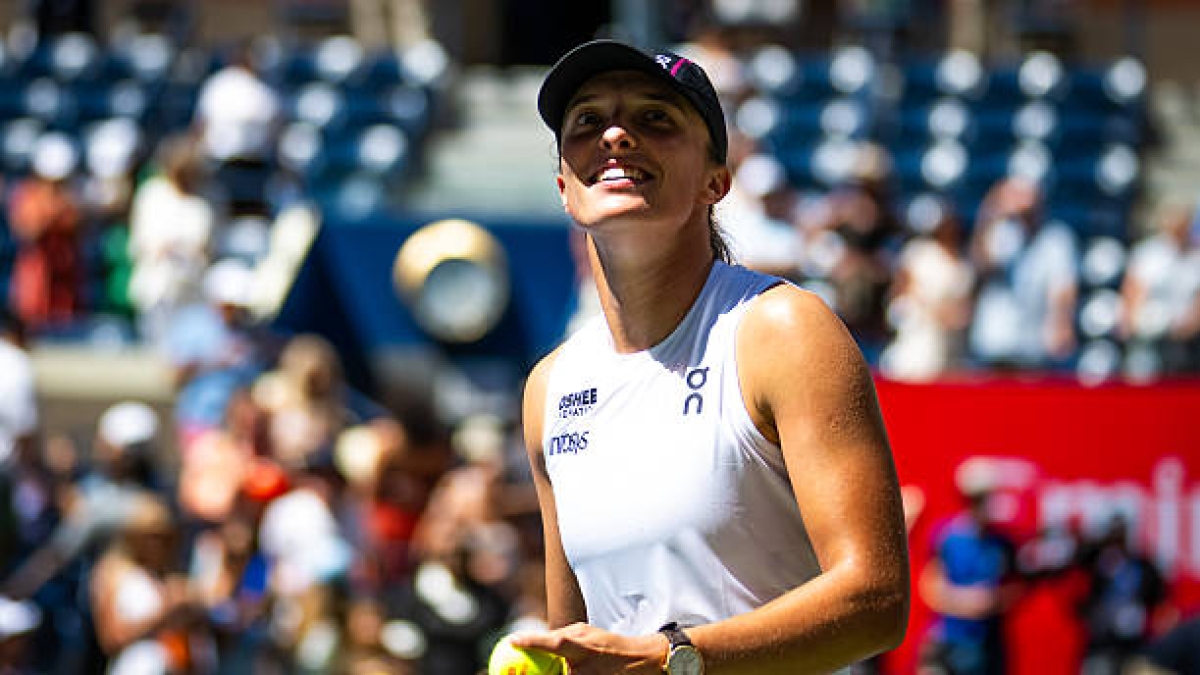 Swiatek, after winning her debut: "There are many positive vibes." Photo: Gettyimages