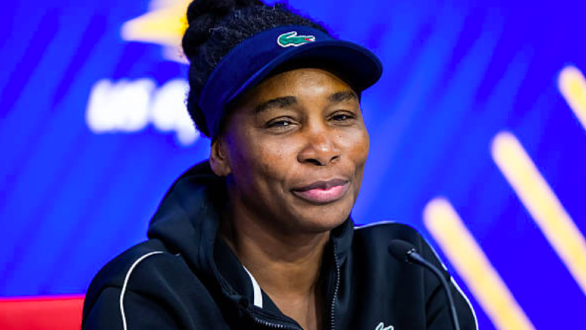 Venus Williams tras caer eliminada en el US Open 2025. Fuente: Getty