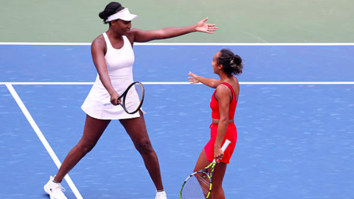 Venus and Leylah Advance to the Second Round in New York. Source: Getty
