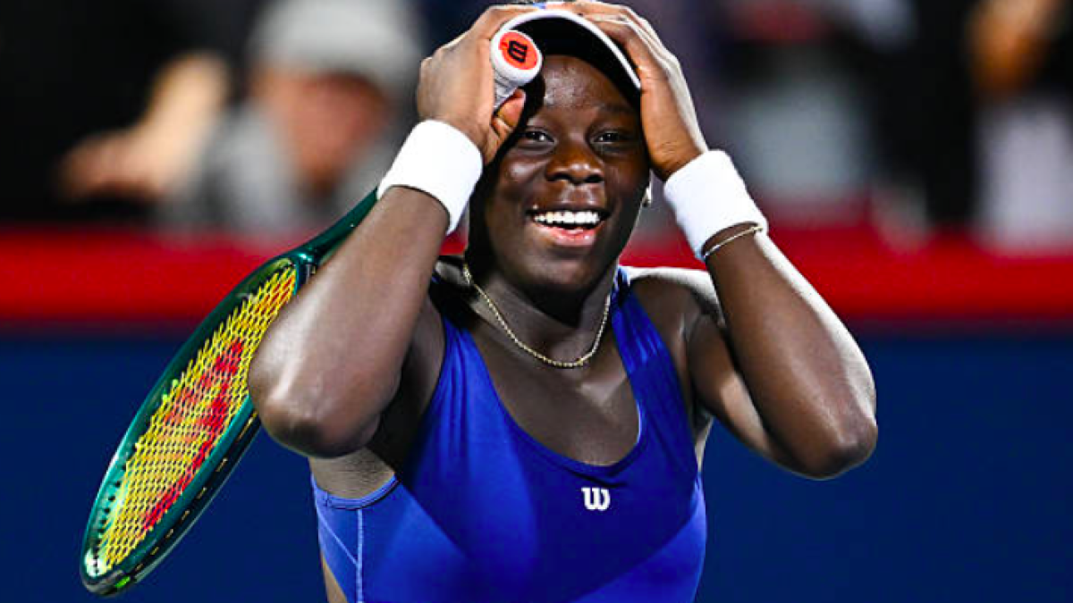 Victoria Mboko targets Coco Gauff in Montreal. Source: Getty