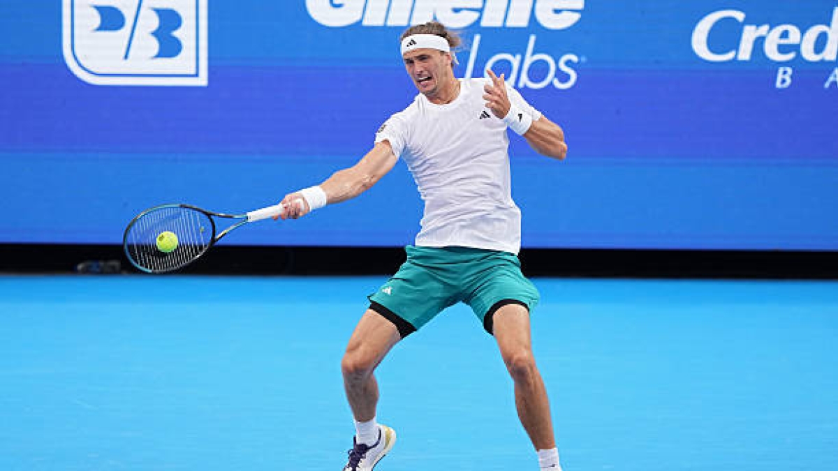 Zverev finiquita a Nakashima con un día de retraso. Foto: Gettyimages