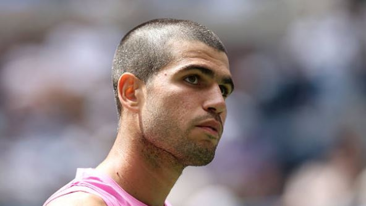 Carlos Alcaraz at the US Open 2025. Photo: Getty