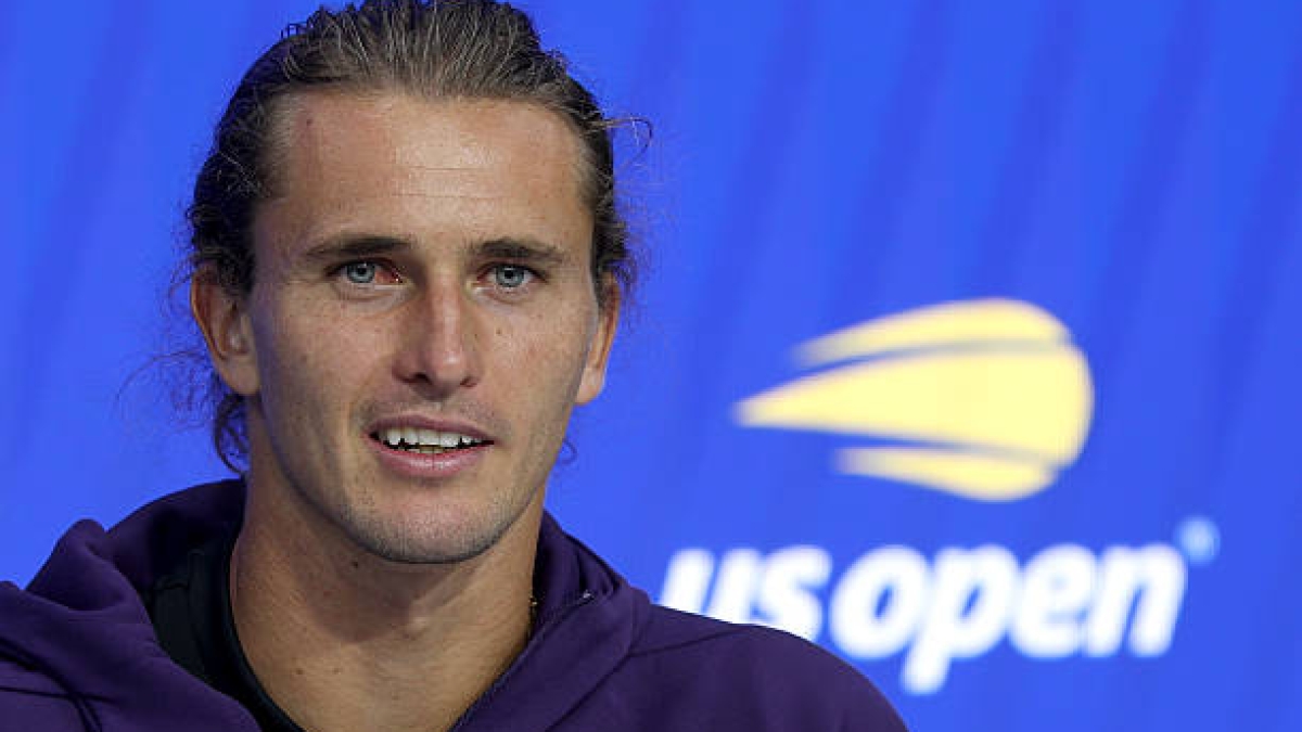 Alexander Zverev en el Media Day del US Open 2025. Foto: Getty
