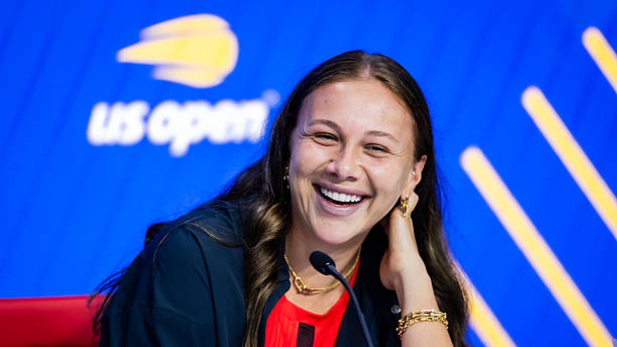 Amanda Anisimova, nervous management at US Open 2025. Photo: Getty Images