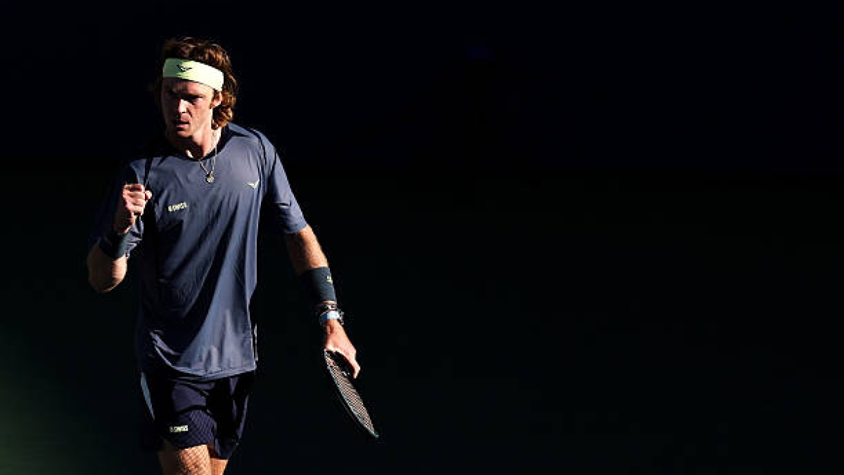 Andrey Rublev at the US Open 2025. Photo: Getty