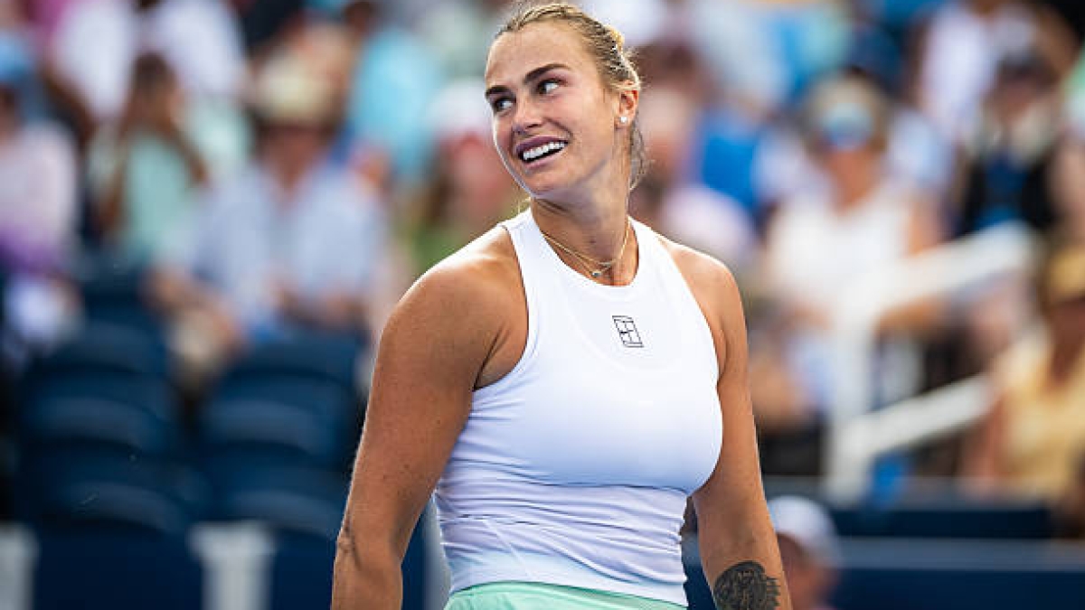 Sabalenka explica la clave de su victoria contra Raducanu. Foto: Getty