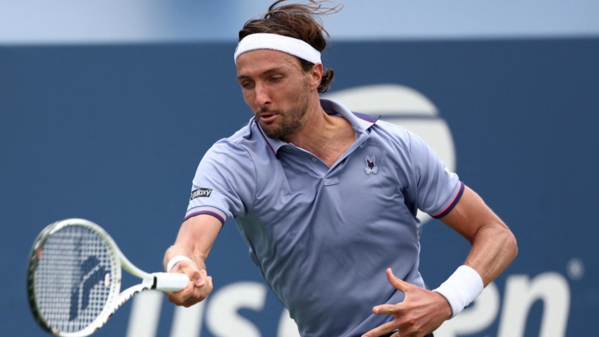 This is how Arthur Rinderknech plays, next opponent of Carlos Alcaraz in the US Open. Photo: Getty
