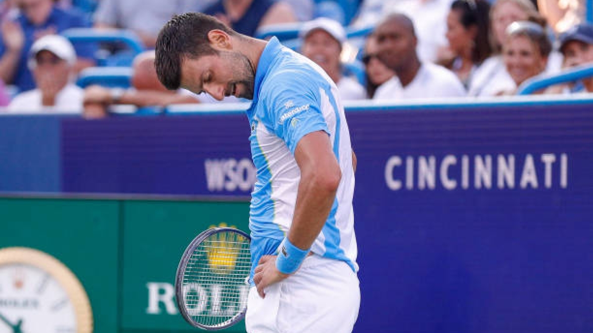 Djokovic no será de la partida en Cincinnati. Aquí, en su último partido en Ohio, la inolvidable final vs Alcaraz en 2023. Fuente: Getty