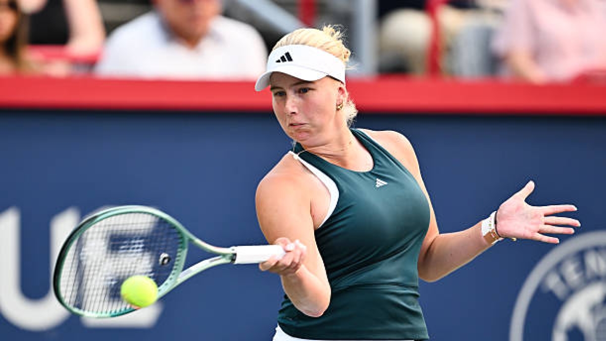 Clara Tauson, confidence in Montreal. Photo: gettyimages.