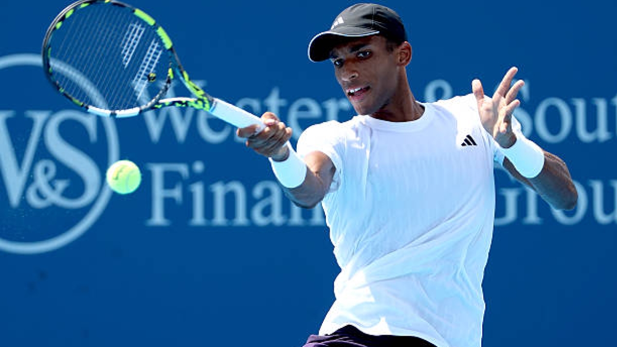 Felix Auger-Aliassime en el ATP Cincinnati 2025. Foto: Getty