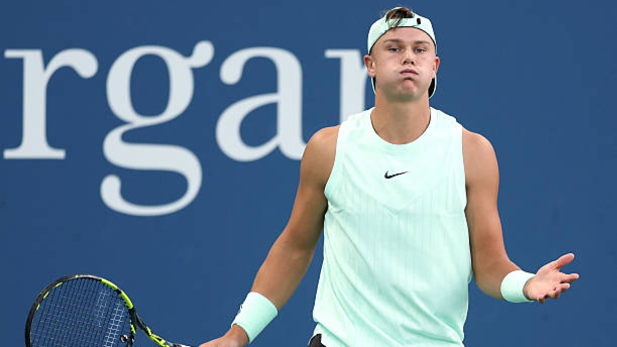 Rune, eliminado del US Open 2025 por un gran Struff. Foto: Getty