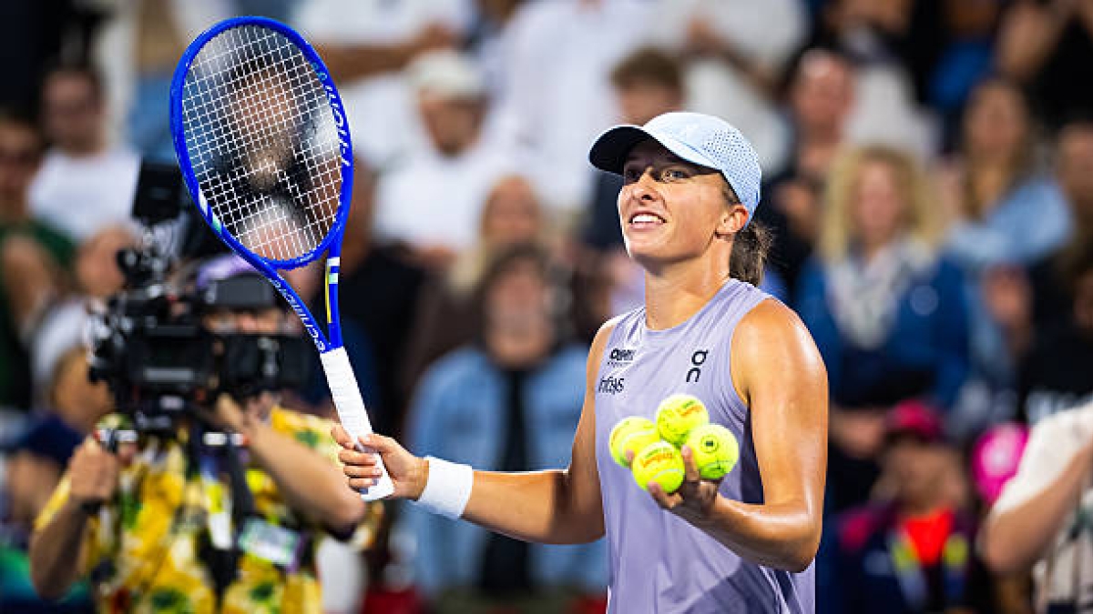 Iga Swiatek in Montreal. Photo: Getty Images.
