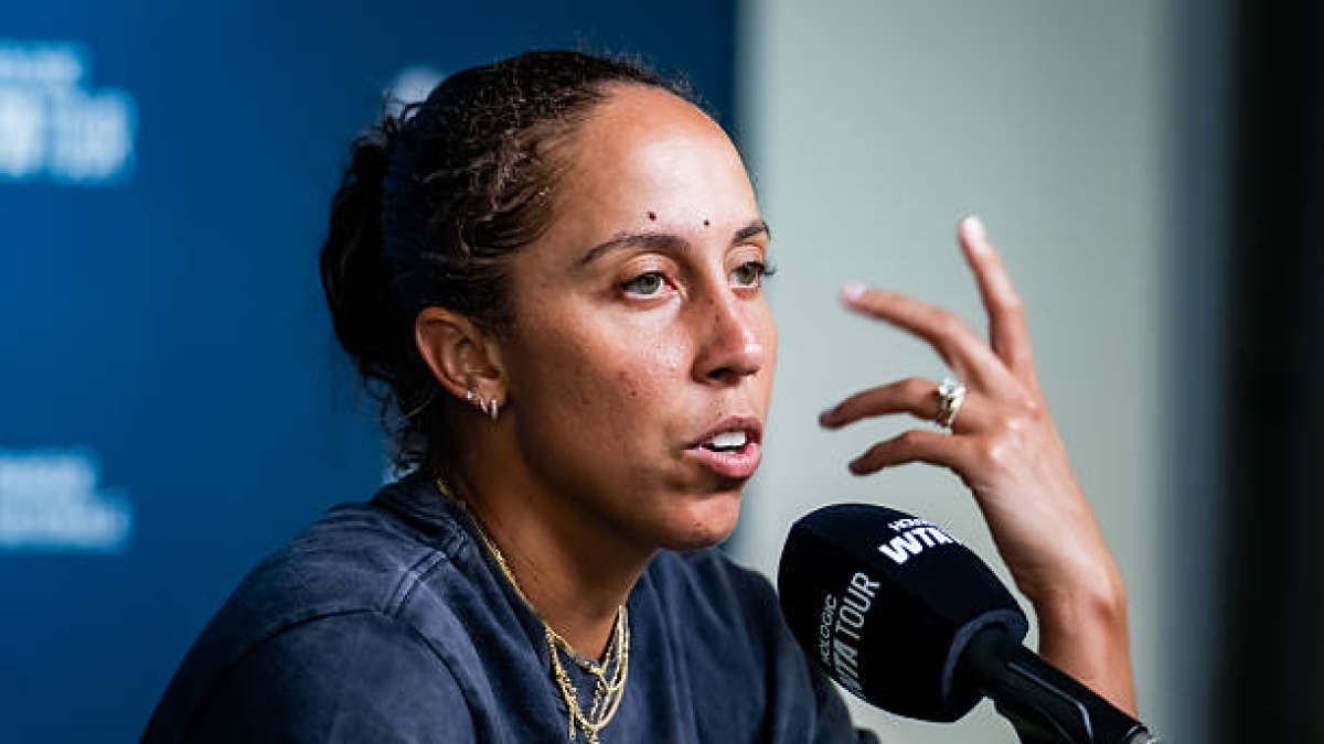 Madison Keys, racket change. Photo: gettyimages