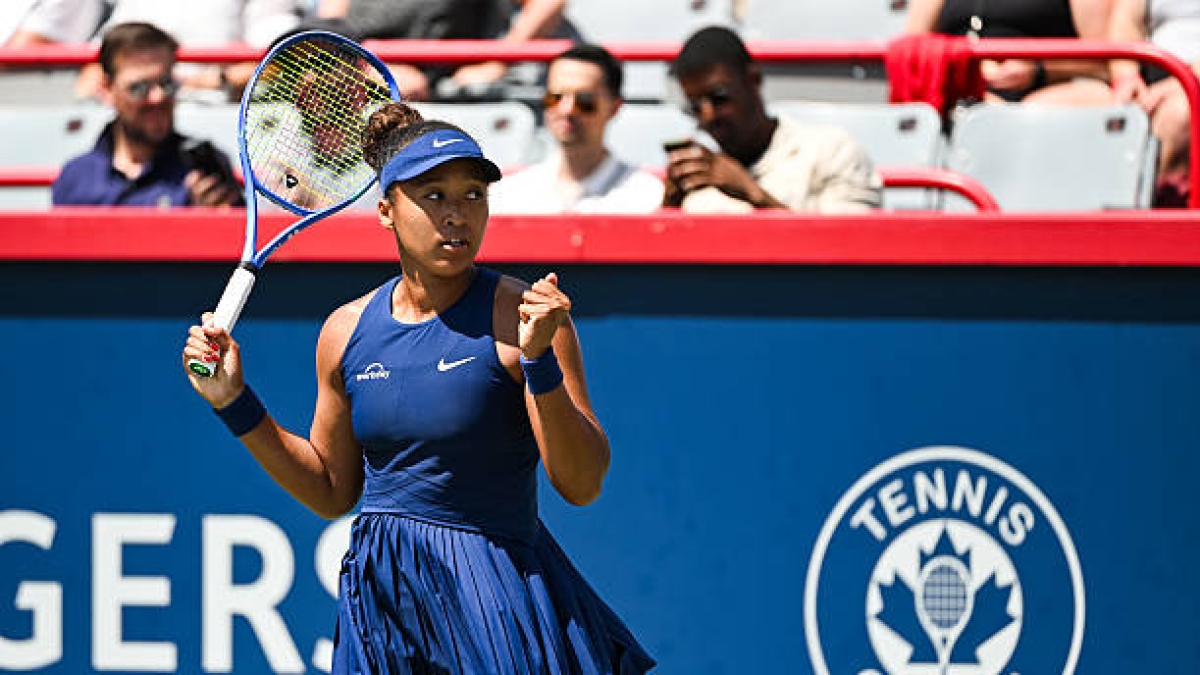 Naomi Osaka, in Montreal. Photo: Getty Images