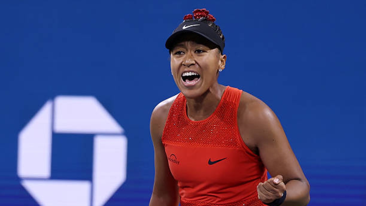 Naomi Osaka en el US Open 2025. Foto: Getty