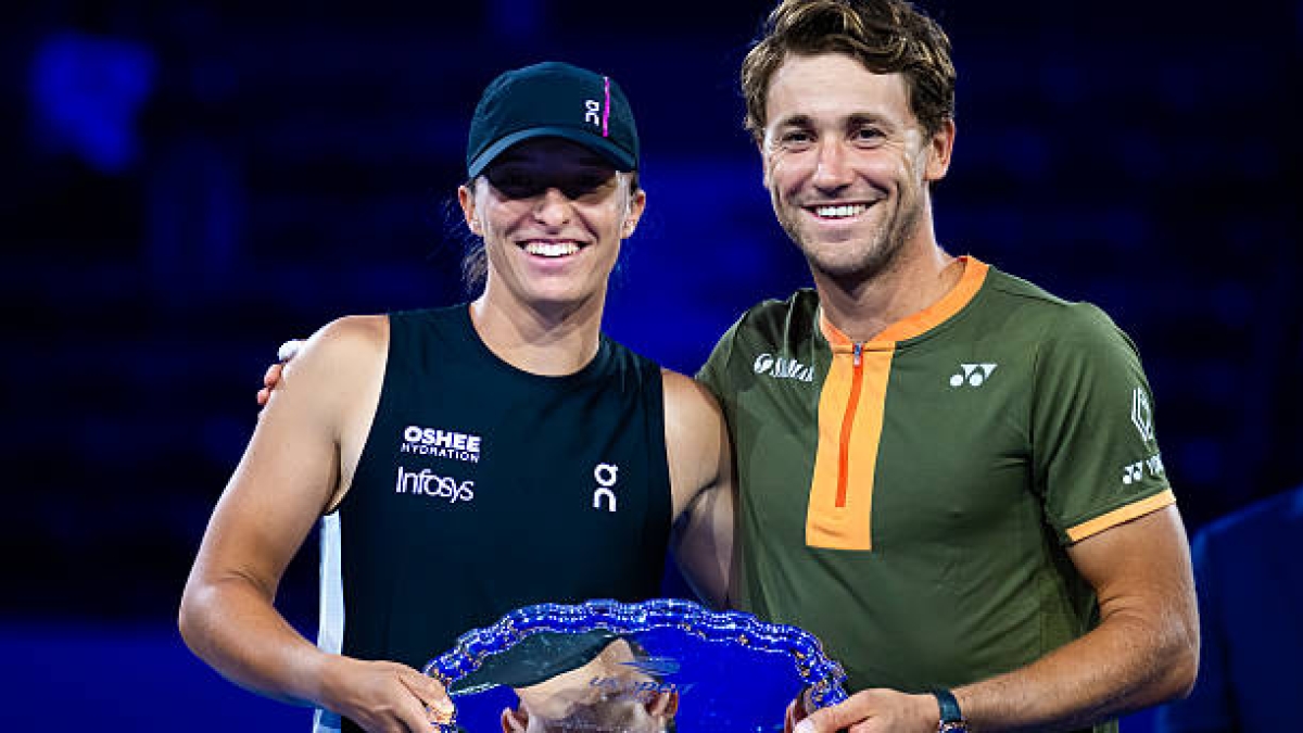 Swiatek y Ruud llegaron a la final del dobles mixto del US Open.