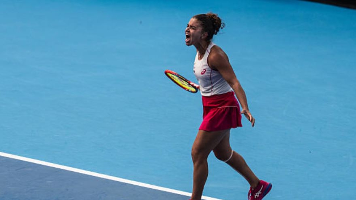 Jasmine Paolini at WTA Cincinnati 2025. Photo: Getty.