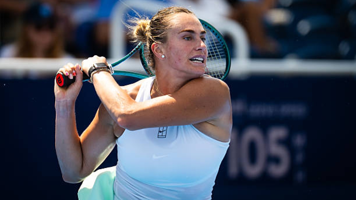 Aryna Sabalenka. Fuente: Getty