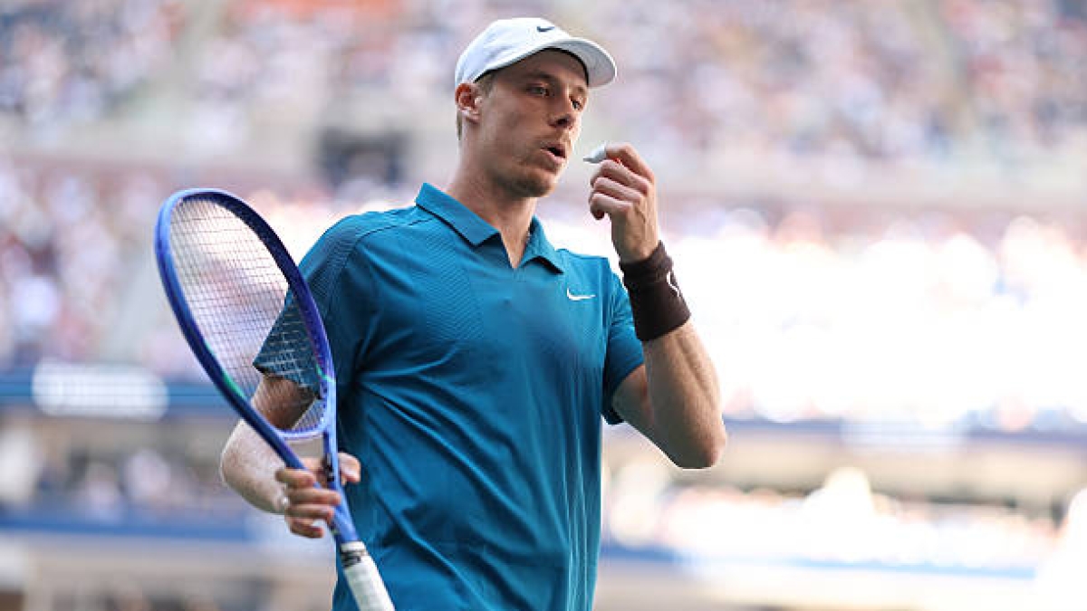 Denis Shapovalov pushed Sinner to the limit in today's match. Source: Getty