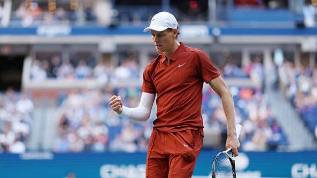 Jannik Sinner en el US Open 2025. Foto: Getty