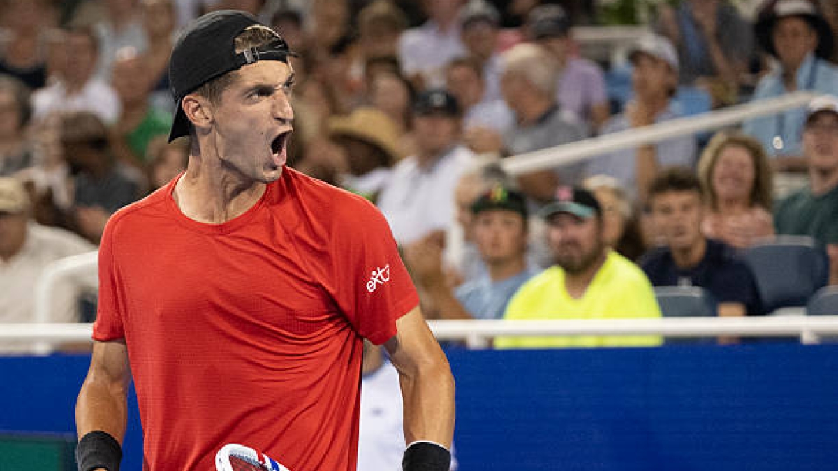 Terence Atmane en el ATP Cincinnati 2025. Foto: Getty