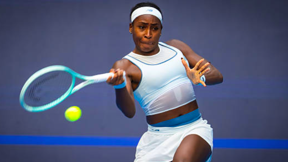 Cori Gauff avance en quart de finale de Pékin. Source : Getty