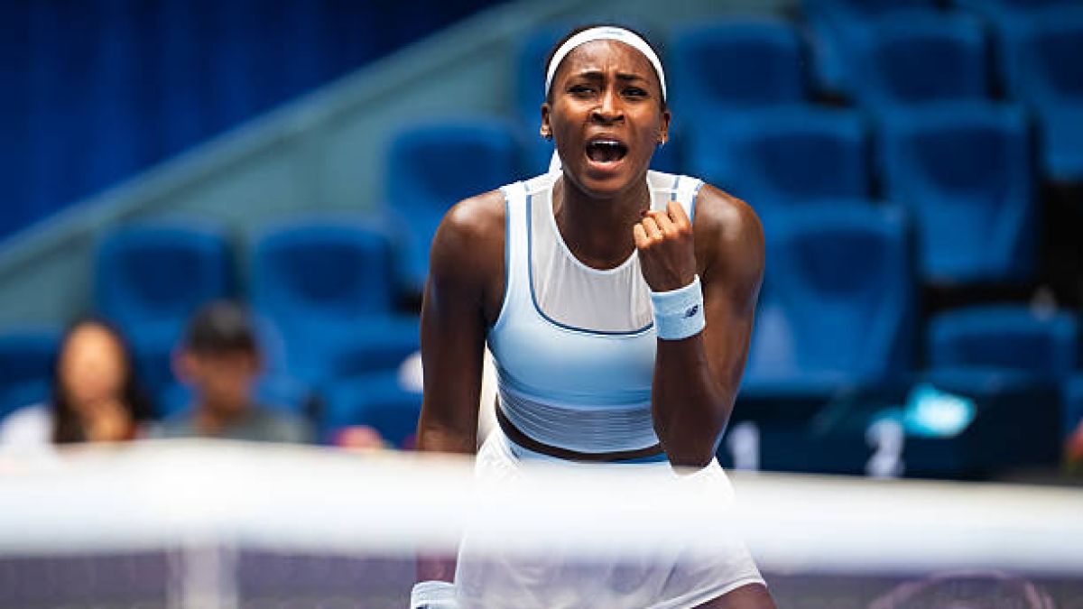 Gauff, after her tough victory over Fernandez: "I would have liked to be more aggressive at some moments". Photo: Gettyimages

高夫，在戰勝費爾南德茲後：「有些時刻我更想更具攻擊性」。照片：Gettyimages