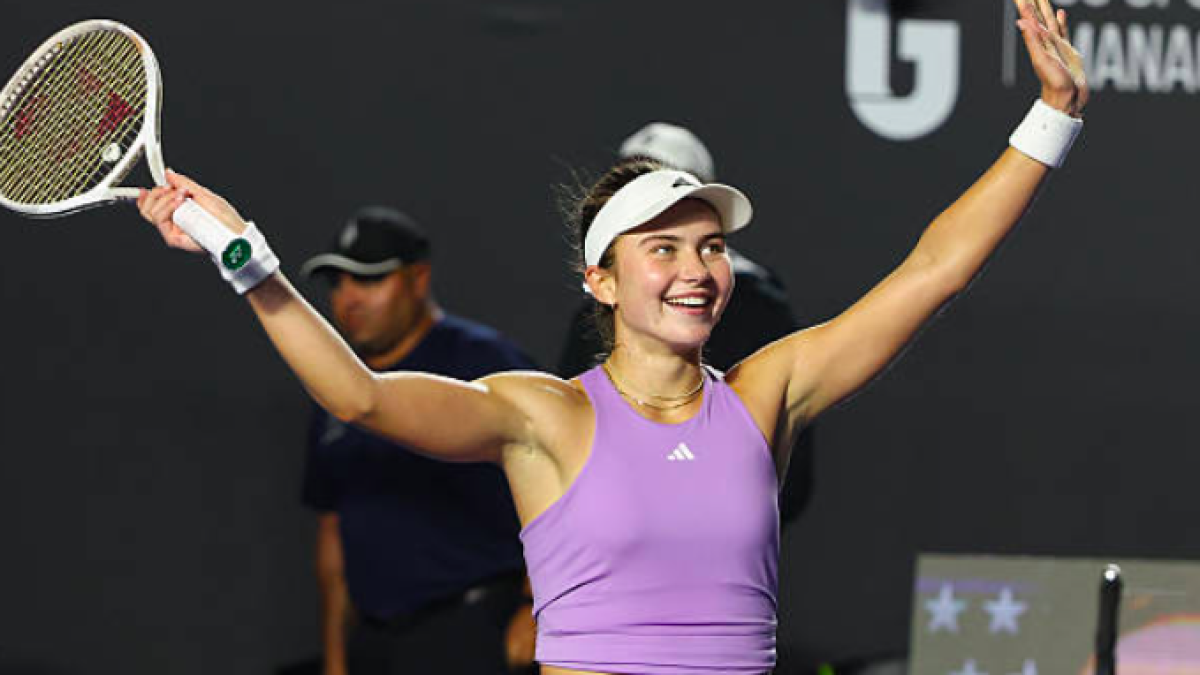 Iva Jovic avance en demi-finales de Guadalajara. Source : Getty