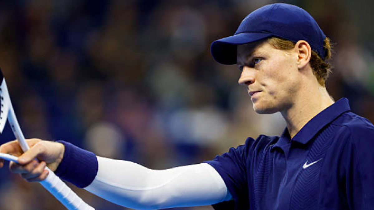 詹尼克·辛纳在北京击败特伦斯·阿特曼。来源：盖蒂