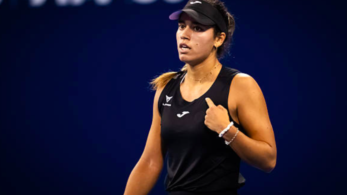 Jessica Bouzas supera a Yastremska en Pekín. Fuente: Getty