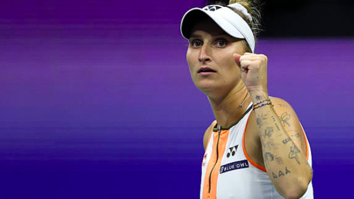 Marketa Vondrousova sorprende a New York. Fonte: Getty