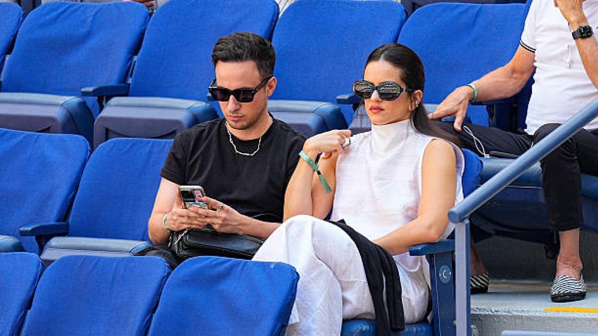 Rosalia, espectadora de lujo en el 'show' de Alcaraz. Foto: Gettyimages