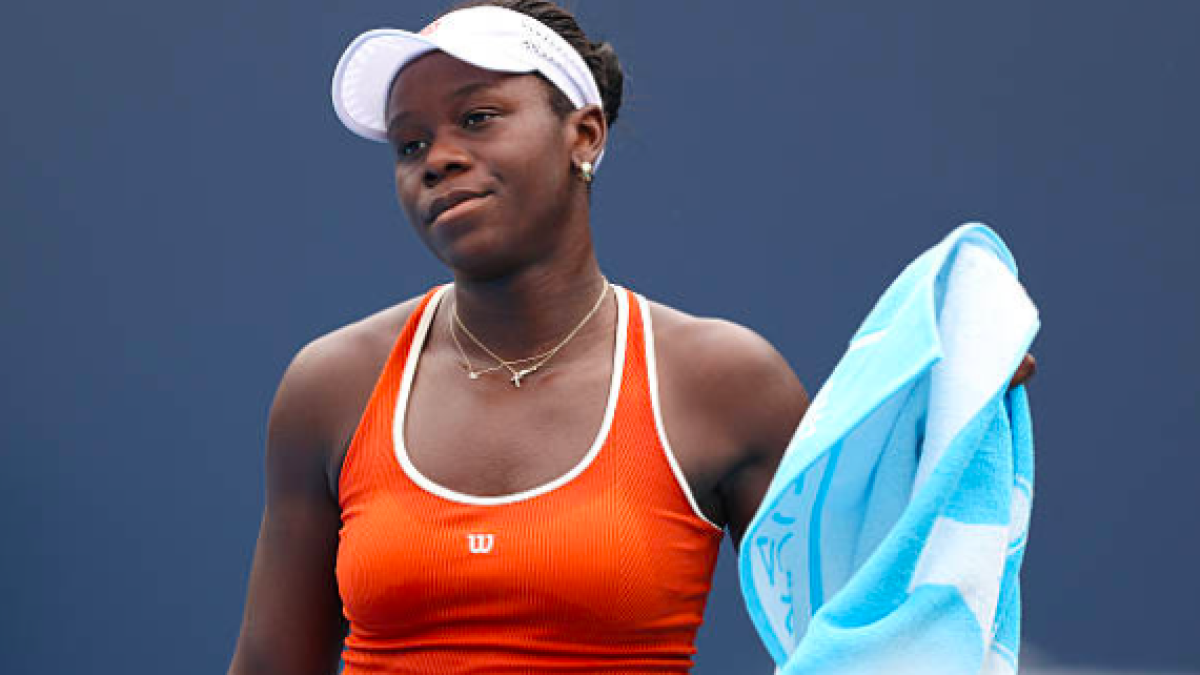 Victoria Mboko n'a pas gagné un match depuis Montréal. Source : Getty