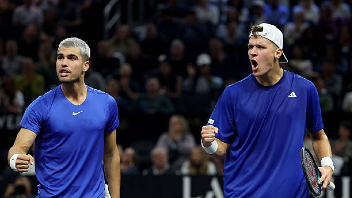 Alcaraz et Mensik remportent la Laver Cup 2025. Photo : gettyimages
