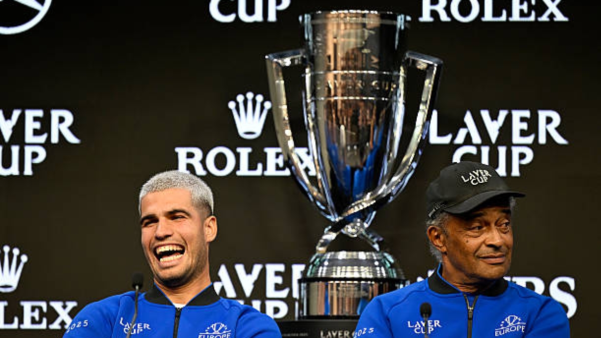 卡洛斯·阿尔卡拉斯在2025年拉瓦杯赛上尽情享受。照片：gettyimages