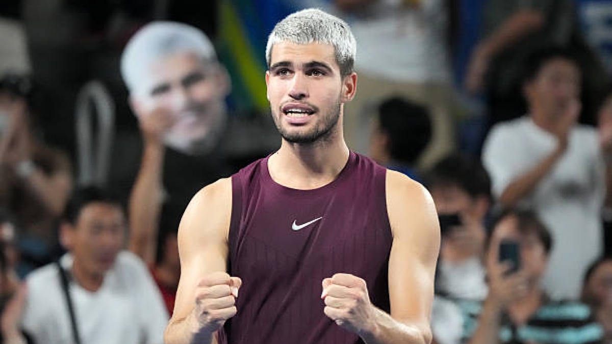 La liste incroyable à laquelle Alcaraz se joint après sa victoire à Tokyo. Photo : Getty