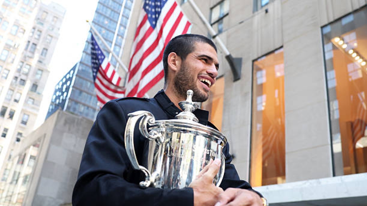 卡洛斯·阿尔卡拉斯23岁前荣获冠军。照片：gettyimages