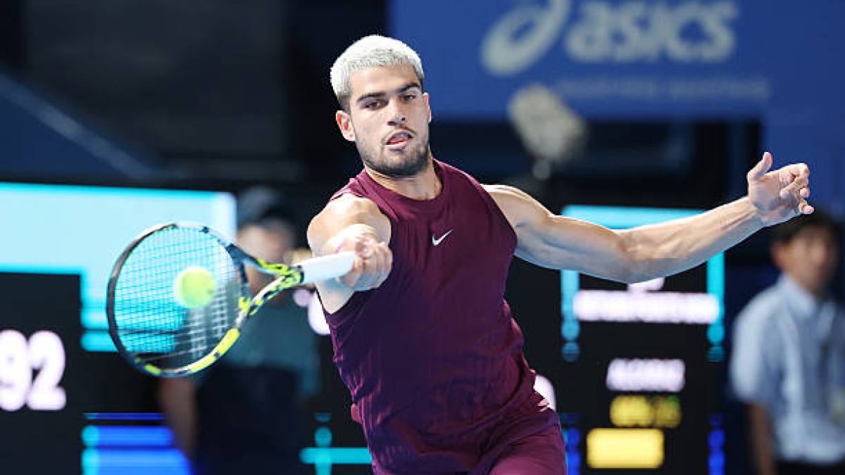 卡洛斯·阿尔卡拉斯，在东京观看的时间表。照片：gettyimages