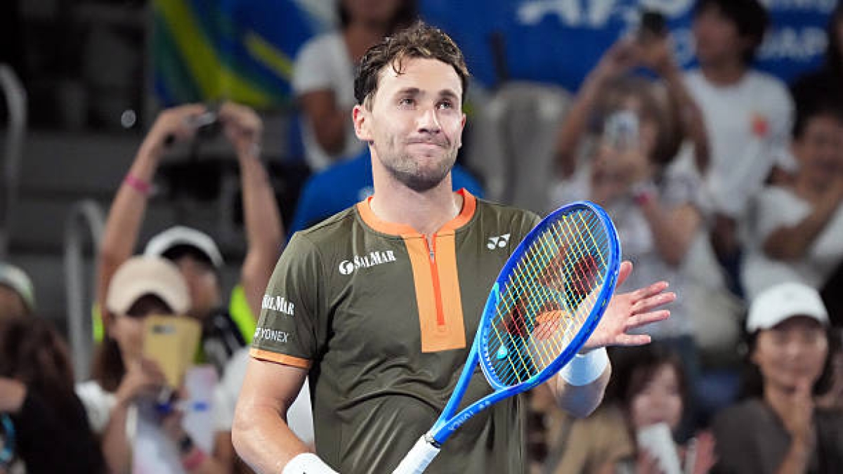 Casper Ruud, semifinalist in Tokyo. Photo: gettyimages