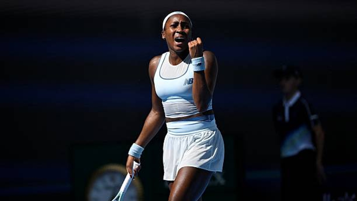 Cori Gauff à Pékin. Photo : gettyimages