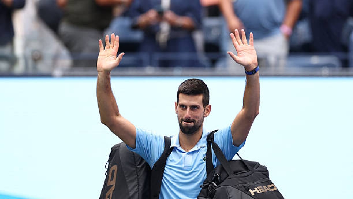 Novak Djokovic, dato negativo. Foto: gettyimages.