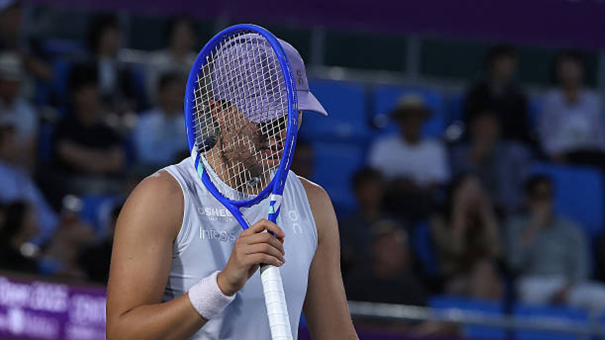 伊加·什維揚克，爭取第一名。照片：gettyimages