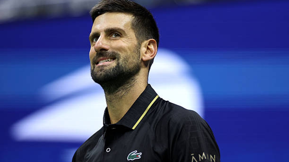 Un autre jour au bureau pour Djokovic. Photo : Getty