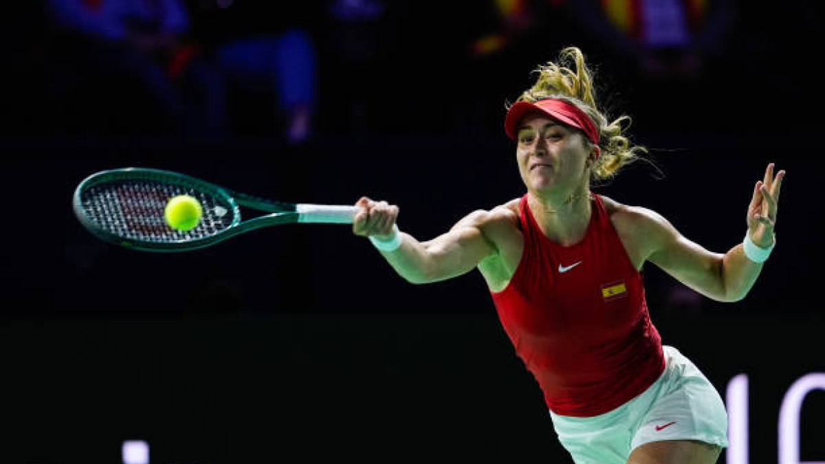 Paula Badosa, eliminada en BJK Cup 2025. Foto: gettyimages