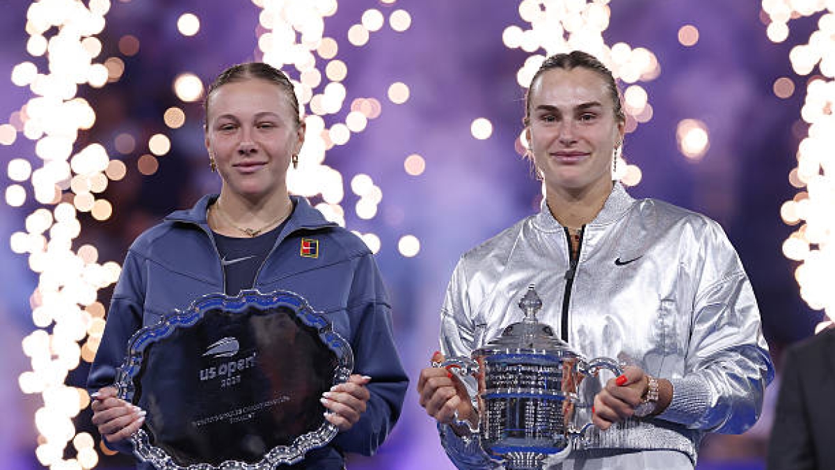Aryna Sabalenka's message to Anisimova. Photo: gettyimages