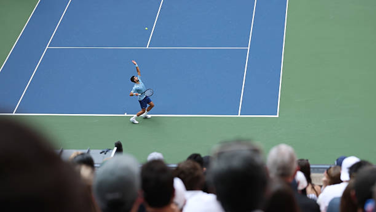 Lack of physical condition, the serve sustains Djokovic in 2025. Photo: Getty Images.
