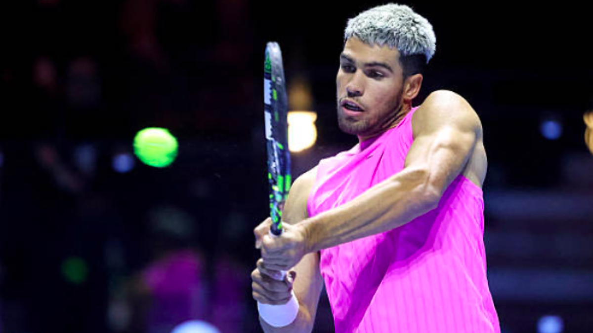 Carlos Alcaraz avanza a la final del Six Kings Slam 2025. Fuente: Getty